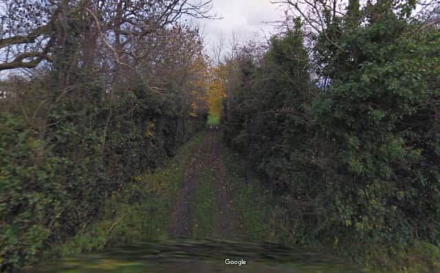One entrance to the disputed 'right of way'. Pic: Google