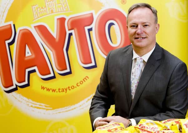 Paul Allen, chief executive of the Montagu Group, Tayto.