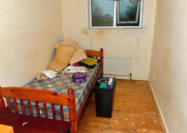 The small room the victim was kept in for eight years