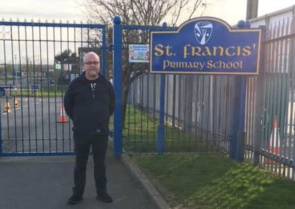 Liam Mackle at St Francis' Primary School.