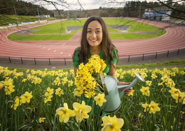 Rachael Kennedy is pictured at Belfast City Council's Mary Peters Track which won a Translink Ulster in Bloom Special Award for Biodiversity. Pic by Brian Morrison.