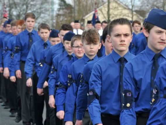 Mid Ulster BB members stepping it out at last year's parade