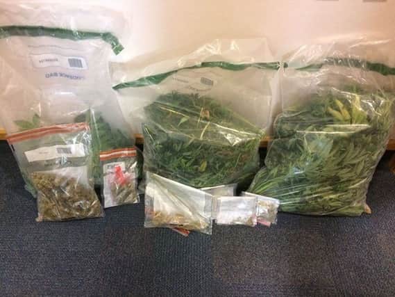 Drugs recovered in Coleraine.