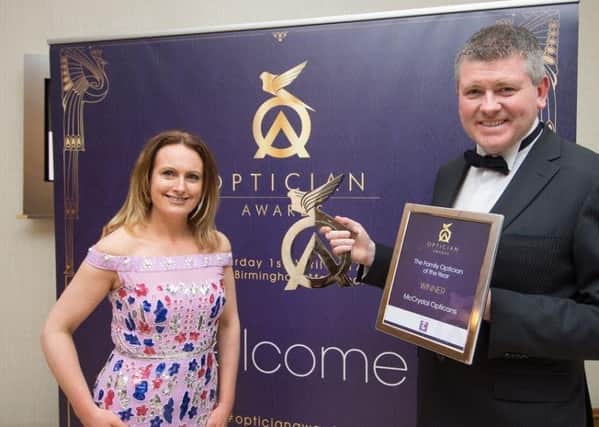 Tyrone Optician Scoops Top UK & Ireland Award