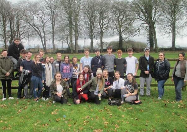 The group who took part in the REACH Across Spring Contact Programme at Tobermore.