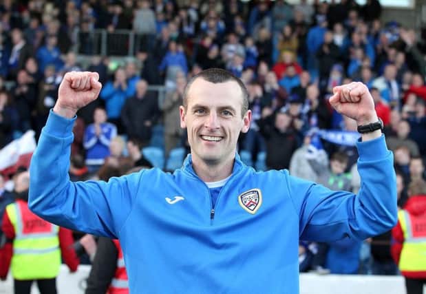 Oran Kearney's side will play Linfiedl on May 6th.  Photo Alan Weir/Pacemaker Press