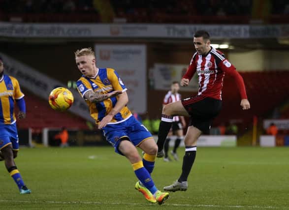 Sheffield United's Danny Lafferty.