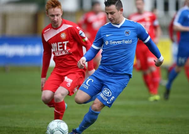 Ballinamallard United's Shane McCabe has enjoyed his career connections to Portadown with and against the club. Pic by PressEye Ltd.