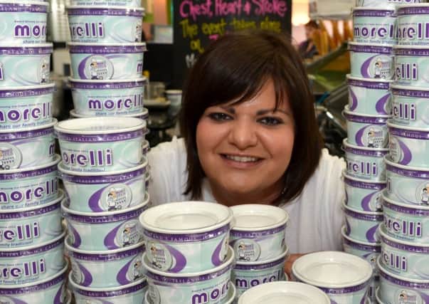 Damiela Morelli from Morellis. Their Double Cream Vanilla Ice Cream is in with a chance of being crowned Northern Irelands Best food or drink product