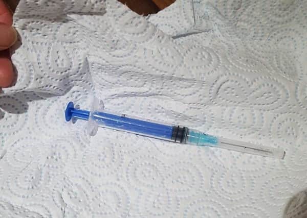 The hypodermic needle was discovered in Londonderry.