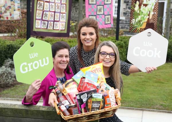 Pictured launching the Food offering at the Allianz Garden Show Ireland which takes place from 5th to 7th May at Antrim Castle Gardens are Claire Faulkner, Allianz Garden Show Director and Kelly Millar and Lynne Savage from Food NI.