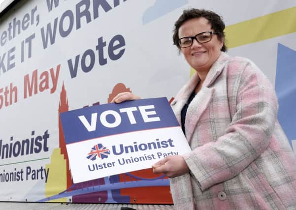 The UUP's candidate for Foyle in last month's Assembly elections, Julia Kee, pictured in 2016 . INLS1816-103KM