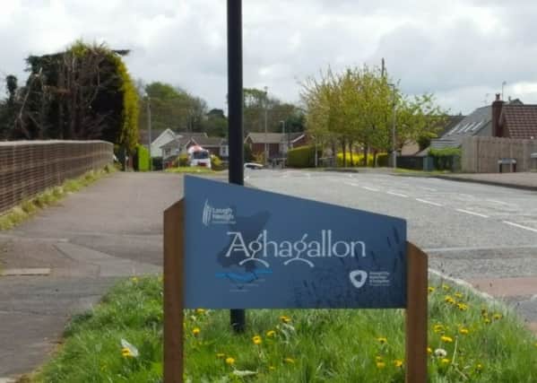 Aghagallon sign appears in Derrymacash
