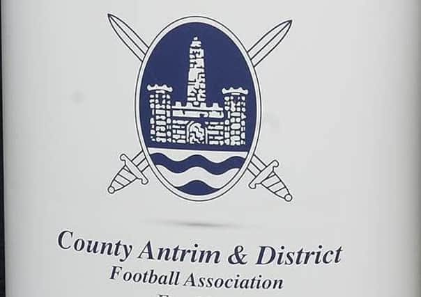 County Antrim Football Association. Pic by PressEye.