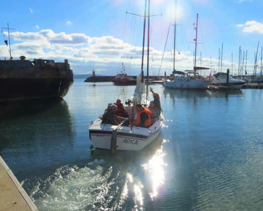 Taking to the water in last year's event at Carrickfergus marina. Pic: Christinie Harper. INCT 20-790-CON