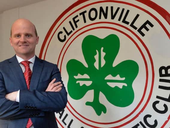 New Cliftonville manager Barry Gray.