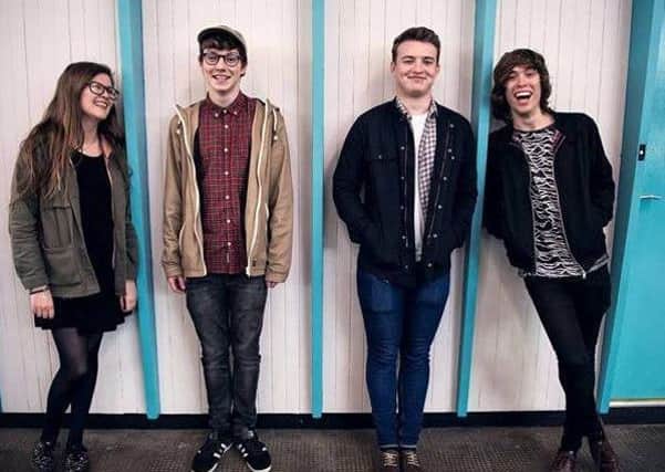 Brand New Friend; Lauren, Aaron, Luke and Taylor. Pic by Conor Kerr.