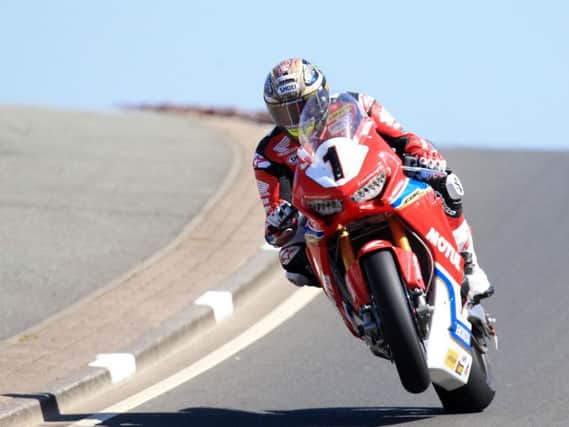 John McGuinness on the Honda Racing Fireblade at the North West 200.