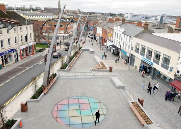 Around Â£5m was spent on the public realm scheme in Lisburn city centre. Pic by John Kelly