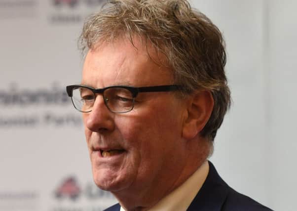 Former UUP leader Mike Nesbitt initially refused to comment on the photograph
