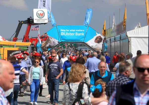 A total of 115,000 attended this years Balmoral Show