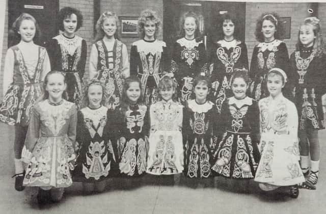 Local dancers who qualified at the Ulster Championships in Newcastle to go to the World Championships in 1989 in Galway.