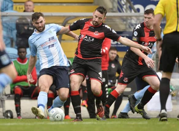 Michael Gault has joined Ballymena United along with Stephen McAlorum and Emmet Friars. Photograph by Stephen Hamilton/Presseye