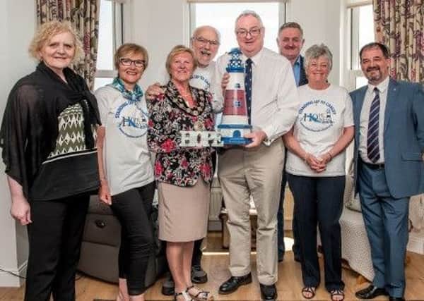 Guests pictured celebrating the third birthday of Hope House which offers a short free stay for those who have been diagnosed with cancer, and their carers. (submitted picture).