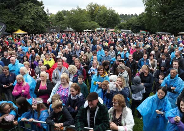Crowds enjoying the 24th Hillsborough International Oyster Festival in September 2016. Pic by Declan Roughan, Press Eye