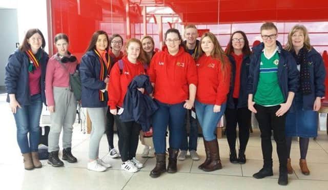 Cullybackey Colleges Romania team took to the air in March, to take part in a  trip alongside School Aid Romania.
