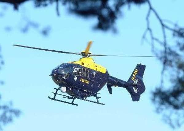 A police helicopter was tasked to the incident.