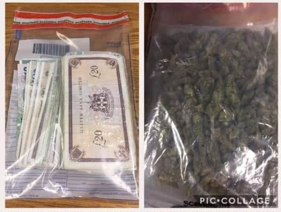 Cash and cannabis seized
