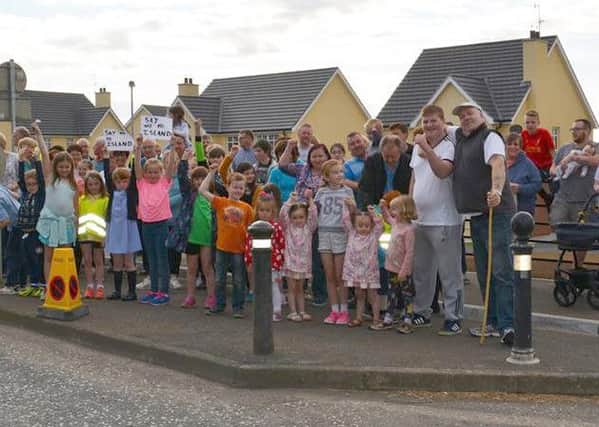 Protest in Aghagallon