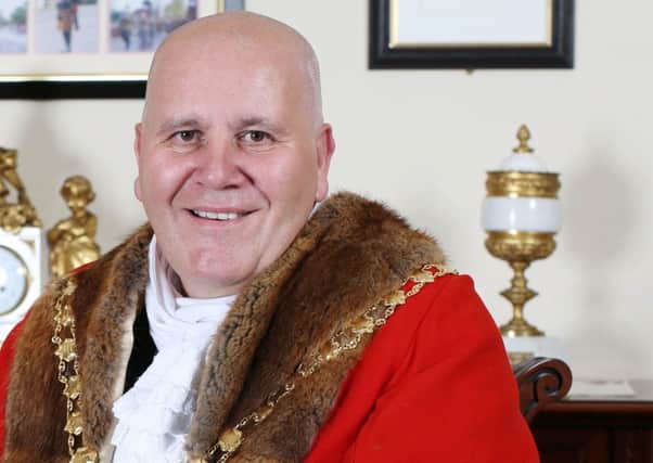 The new mayor of Mid and East Antrim Councillor Paul Reid.
