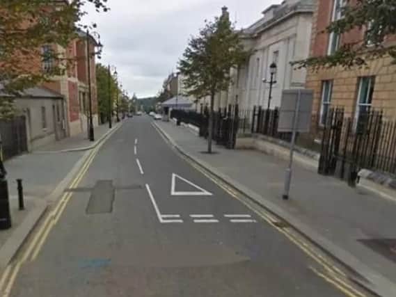 The incident occurred in the Bishop Street Within area close to Bishop's gate. Image: Google