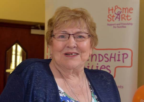 Joan Green, BEM, chairperson of Home-Start, Craigavon. INLM25-204.