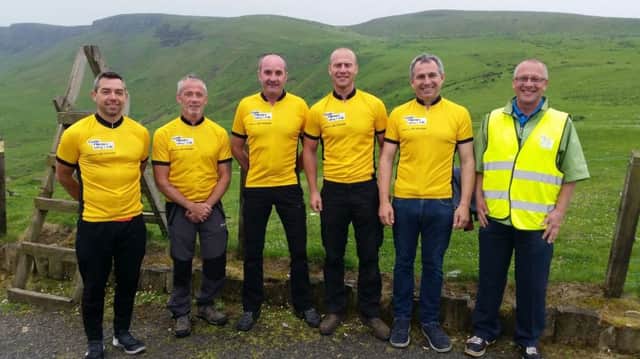 Barry McKeown, Paul McAllister, Kenneth McAllister(team leader), Jason Dunkley, Andrew Davidson, Robert Dunkley will be taking part in a Four Peaks Challenge.