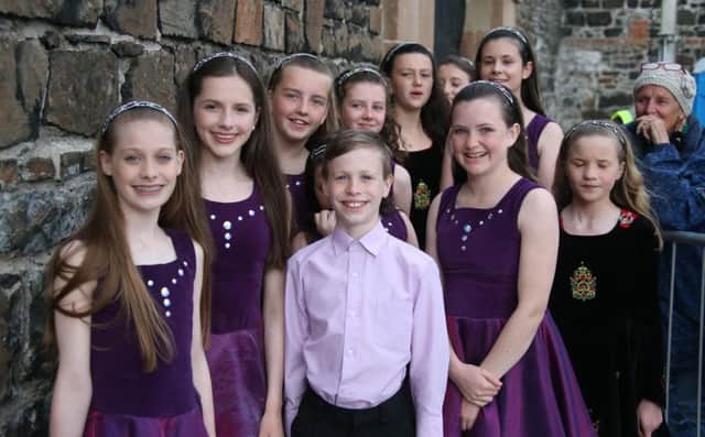 Dominic Graham dancers who entertained at Rhythm of the Bann.