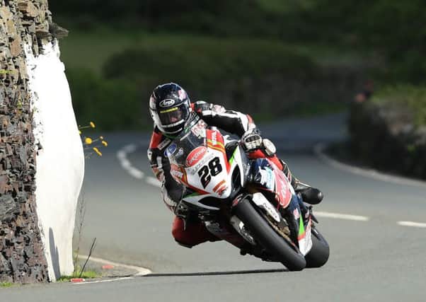 Derek Sheils on the Cookstown B.E. Racing Suzuki.