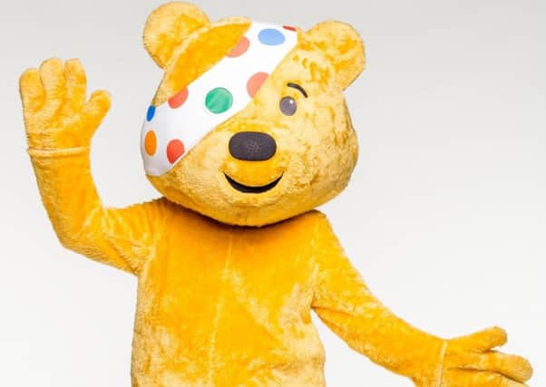 Pudsey, the BBC Children in Need mascot.