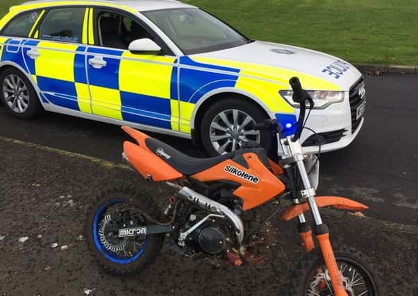 Police have appealed to scrambler users.