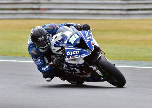 Andy Reid on the Tyco BMW at Snetterton.