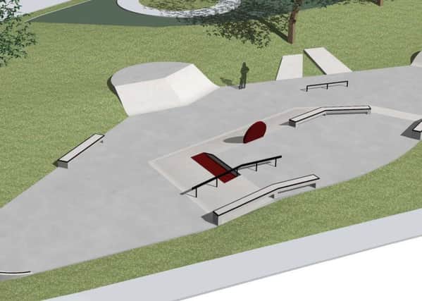 The Urban Sports facility set for Solitude Park, which has been granted by the planners.