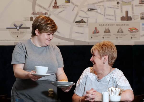 Natasha and Gillian Harvey pictured at The Bobbin Cafe in Belfast City Hall.