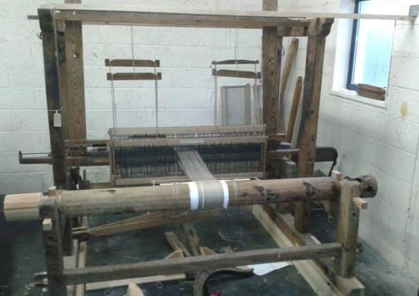 The reassembled loom.