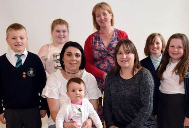Participants in the Roots of Empathy programme at Acorn Integrated Primary pictured at the celebration and thank-you event held by Northern Trust.