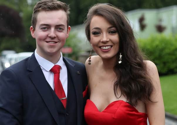 Tegan Walker and Paul Rodgers at the St Killian's pre formal send-off at Garron Tower