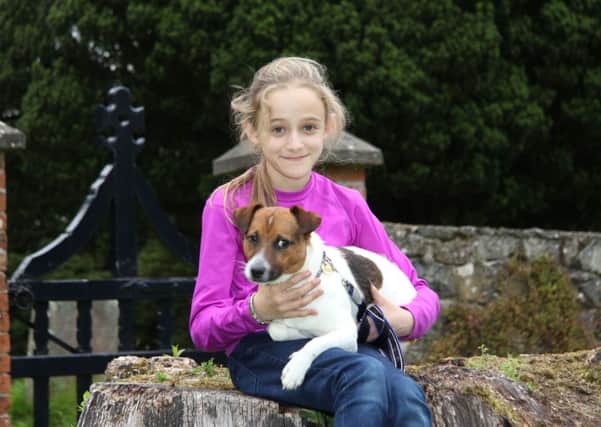 Kristie Wilson from Glenarm, has Buzz the Jack Russell in training for the Childrens Pet Show at Randox Antrim Show on Saturday 22 July at Shanes Castle. Entries (Â£1) are taken on show day on Saturday 22 July, at the ringside, just ahead of the competition commencing at 1.30pm.