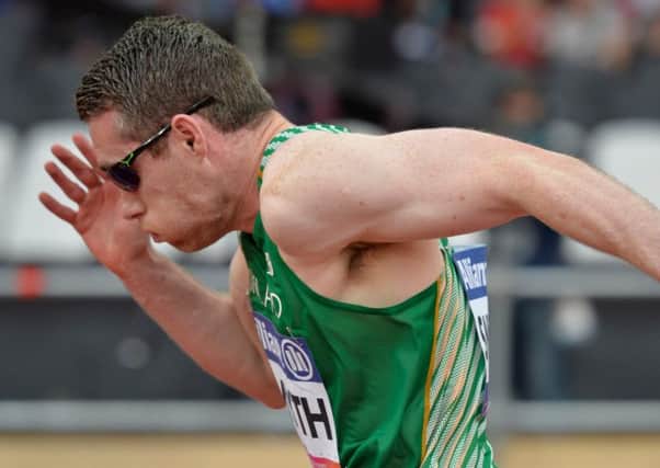 Jason Smyth of Ireland competing in the Men's 200m T13 heats ahed of qualifying for the final