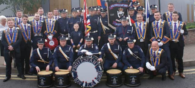CLOTWORTHY LODGE PICTURED ON THE TWELFTH DAY  WITH AYR PROTESTANT BOYS CELEBRATING THEIR 10TH ANNIVERSARY